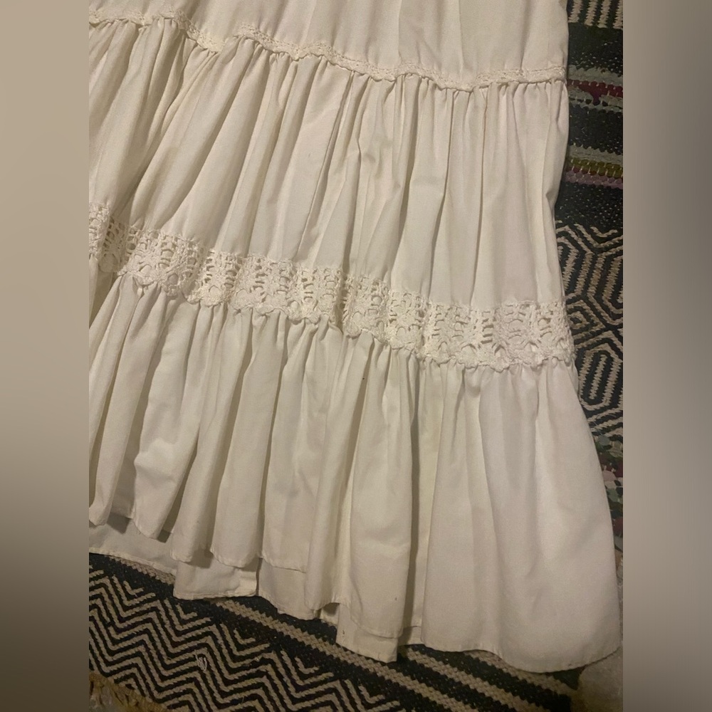 White vintage gunne sax style dress size 6 - Picture 5 of 8